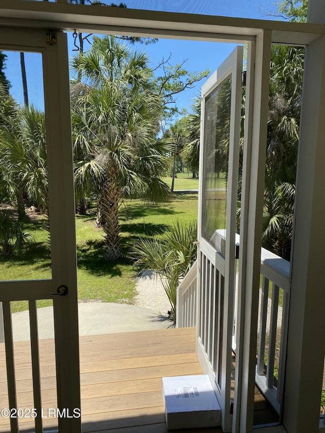 view of doorway