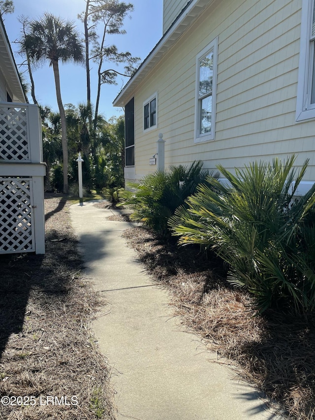 view of home's exterior