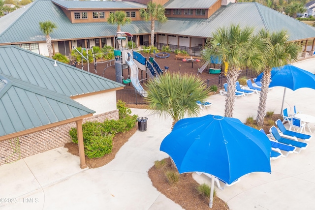 view of pool