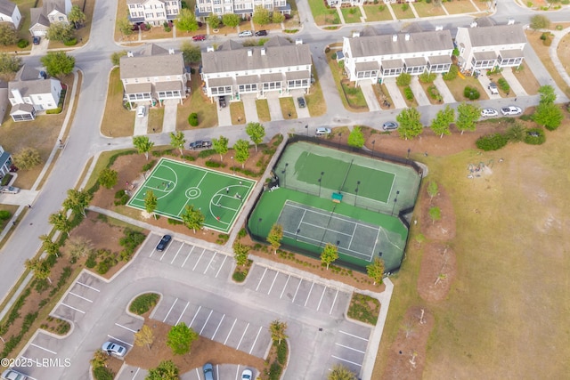 birds eye view of property featuring a residential view