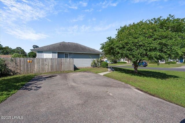 view of side of property