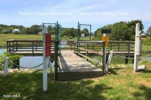 view of dock