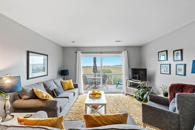 view of living area