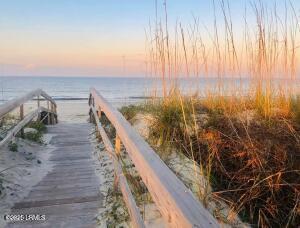 surrounding community with a water view