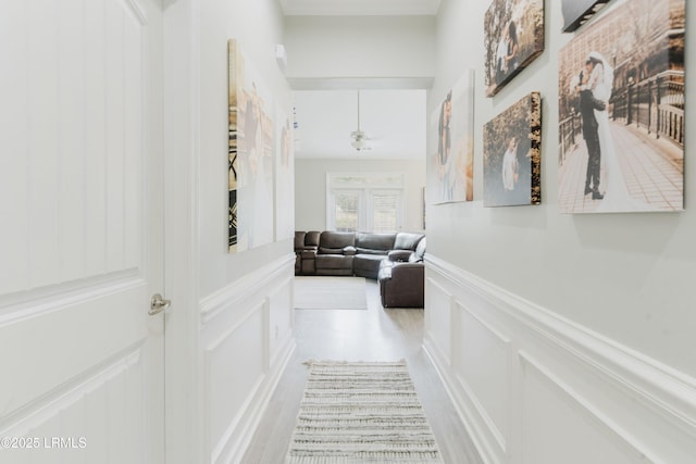 173 Okatie Park Cir E, Ridgeland, SC 29936 - hall with a decorative wall and wainscoting