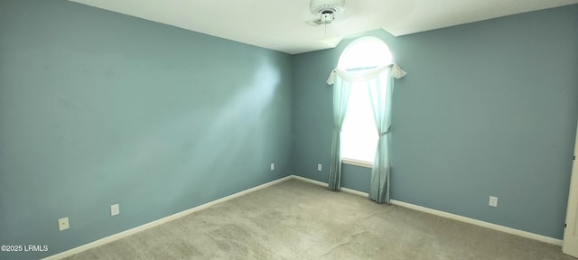 15 Grackle Ln, Beaufort, SC 29906 - carpeted spare room with baseboards and a ceiling fan