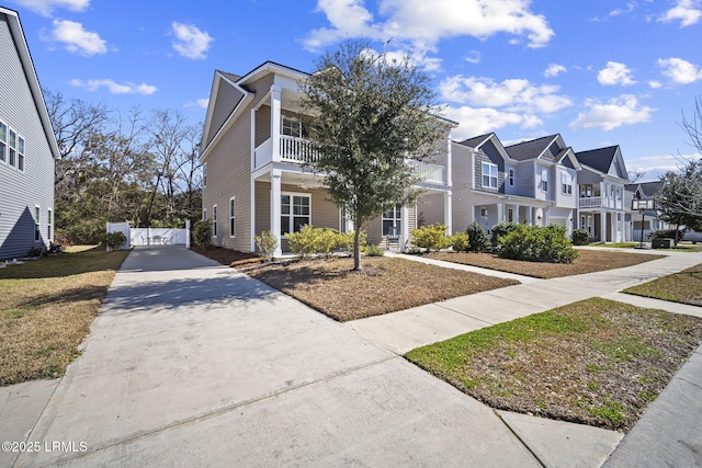 view of property featuring a residential view