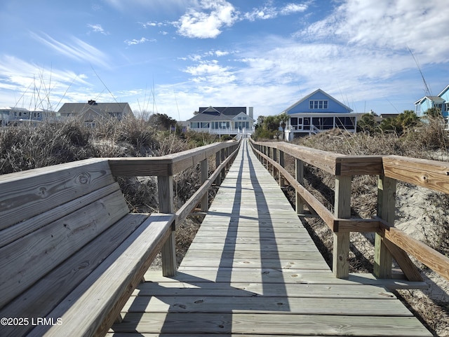 view of dock