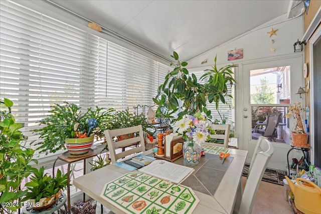 view of dining area