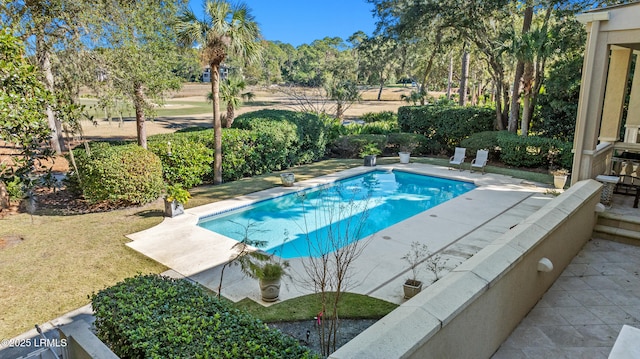 view of pool