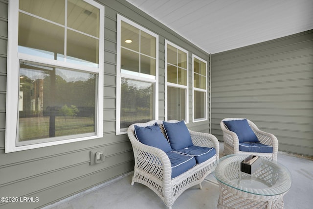 view of patio / terrace with a porch