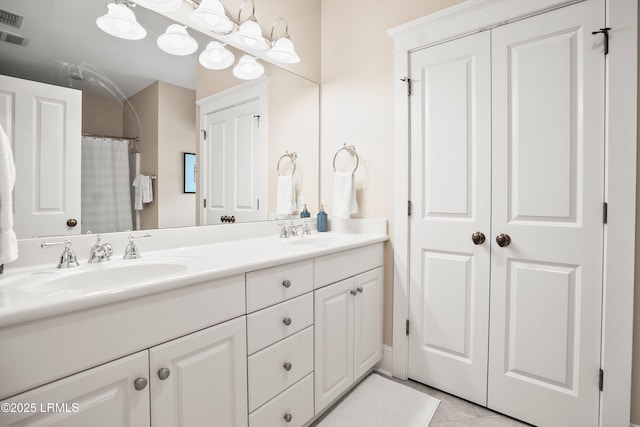120 Coosaw Club Dr, Beaufort, SC 29907 - full bathroom with double vanity and tile patterned floors
