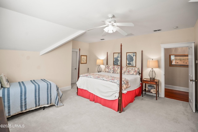 120 Coosaw Club Dr, Beaufort, SC 29907 - carpeted bedroom with a ceiling fan and baseboards