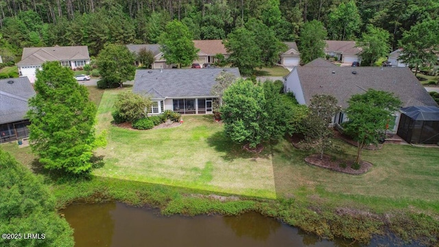 6 Pinyon Dr, Bluffton, SC 29909 - aerial view of residential area with a large body of water