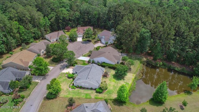 6 Pinyon Dr, Bluffton, SC 29909 - view of property location featuring nearby suburban area, a large body of water, and a forest