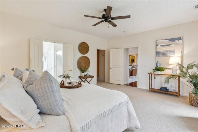 6 Pinyon Dr, Bluffton, SC 29909 - bedroom featuring light colored carpet, ceiling fan, and baseboards