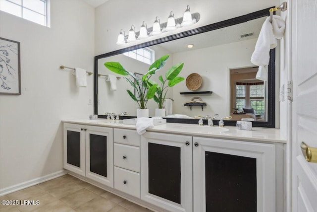 6 Pinyon Dr, Bluffton, SC 29909 - bar with a sink, plenty of natural light, and light tile patterned flooring