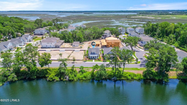 11 Basin Trail St, Beaufort, SC 29902 - aerial perspective of suburban area with a large body of water
