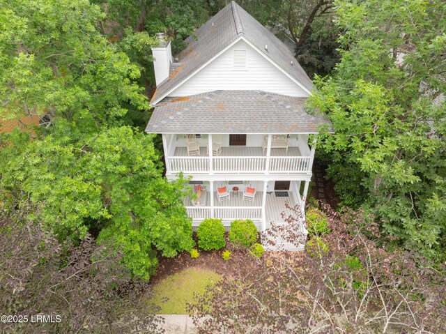 14 Fraser St, Beaufort, SC 29907 - view from above of property