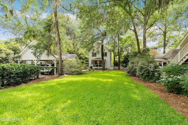 14 Fraser St, Beaufort, SC 29907 - view of green lawn