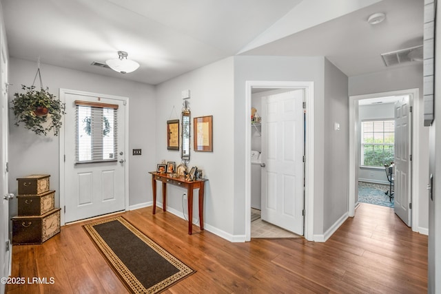 2 Waccamaw Way, Beaufort, SC 29906 - foyer entrance with wood finished floors and baseboards