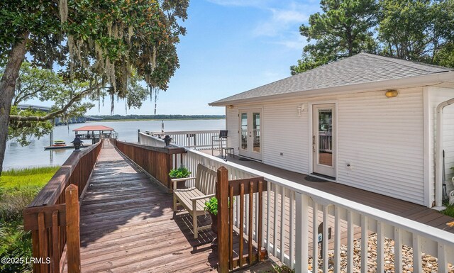 1231 Ladys Island Dr Unit 327, Port Royal, SC 29935 - dock with a water view