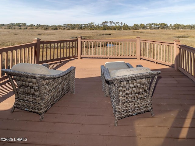 31 Hearthwood Dr, Hilton Head Island, SC 29928 - wooden terrace with a rural view
