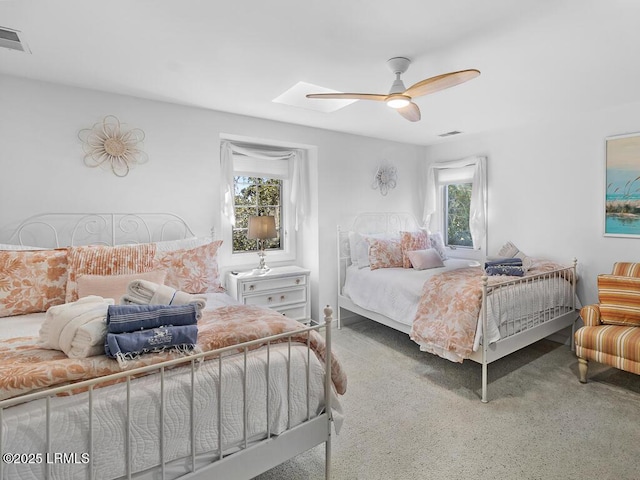 31 Hearthwood Dr, Hilton Head Island, SC 29928 - carpeted bedroom with ceiling fan and visible vents