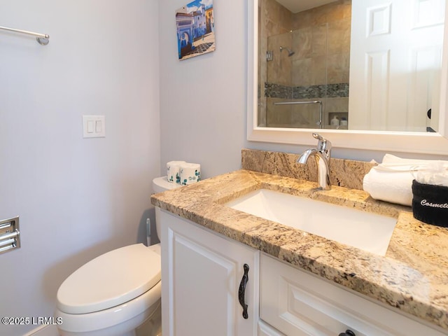 31 Hearthwood Dr, Hilton Head Island, SC 29928 - full bathroom with toilet, vanity, and a stall shower