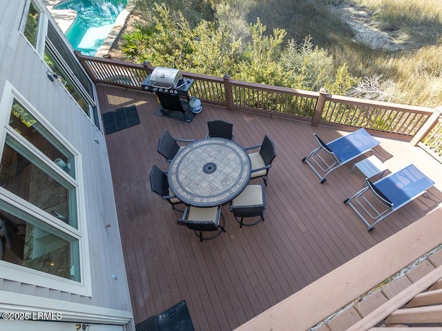 31 Hearthwood Dr, Hilton Head Island, SC 29928 - wooden terrace featuring area for grilling