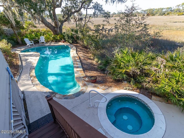 31 Hearthwood Dr, Hilton Head Island, SC 29928 - outdoor pool featuring a patio and an in ground hot tub