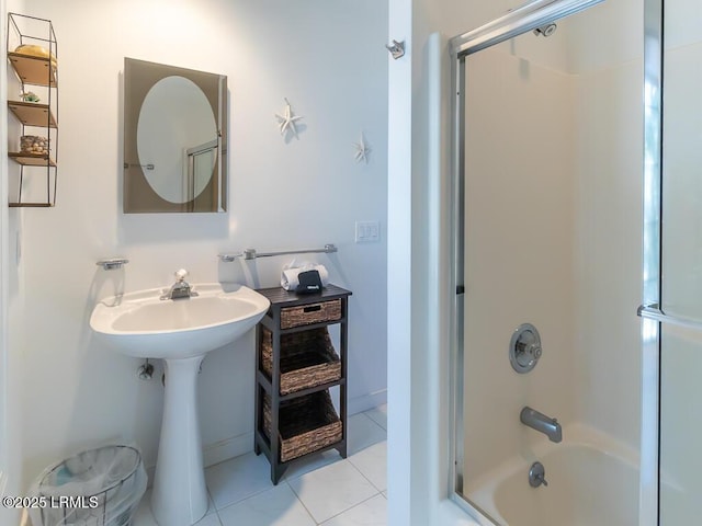 31 Hearthwood Dr, Hilton Head Island, SC 29928 - bathroom featuring baseboards, bathtub / shower combination, and tile patterned flooring