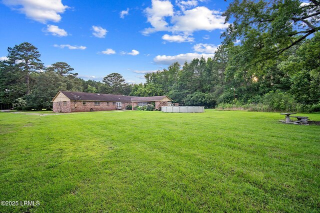 21 River Rd, Yemassee, SC 29945 - view of green lawn featuring a pool