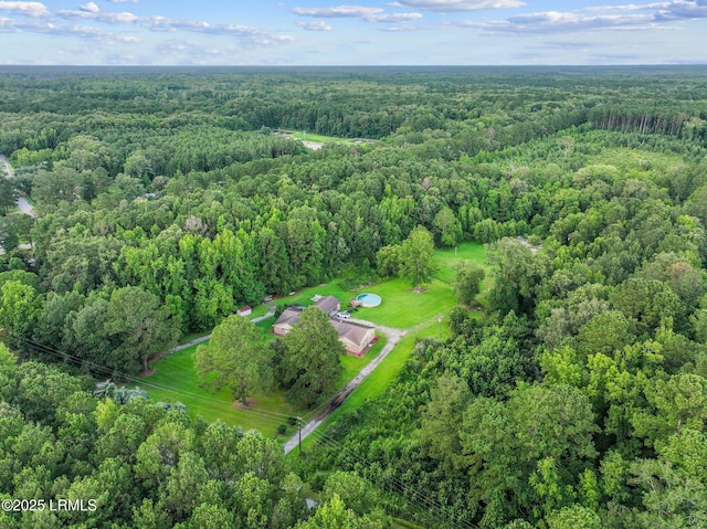21 River Rd, Yemassee, SC 29945 - aerial overview of property's location with a heavily wooded area