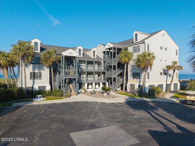 view of property featuring a water view