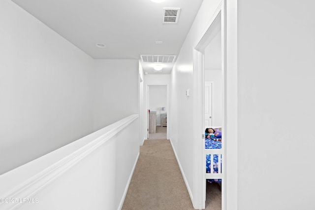 68 Keowee Ln, Beaufort, SC 29906 - corridor featuring light colored carpet, baseboards, and visible vents