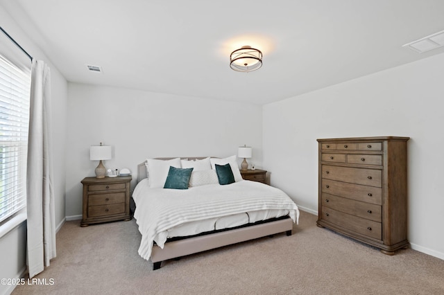 68 Keowee Ln, Beaufort, SC 29906 - bedroom featuring visible vents, baseboards, and light colored carpet