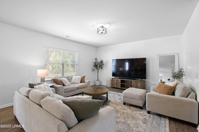 68 Keowee Ln, Beaufort, SC 29906 - living room featuring baseboards and wood finished floors