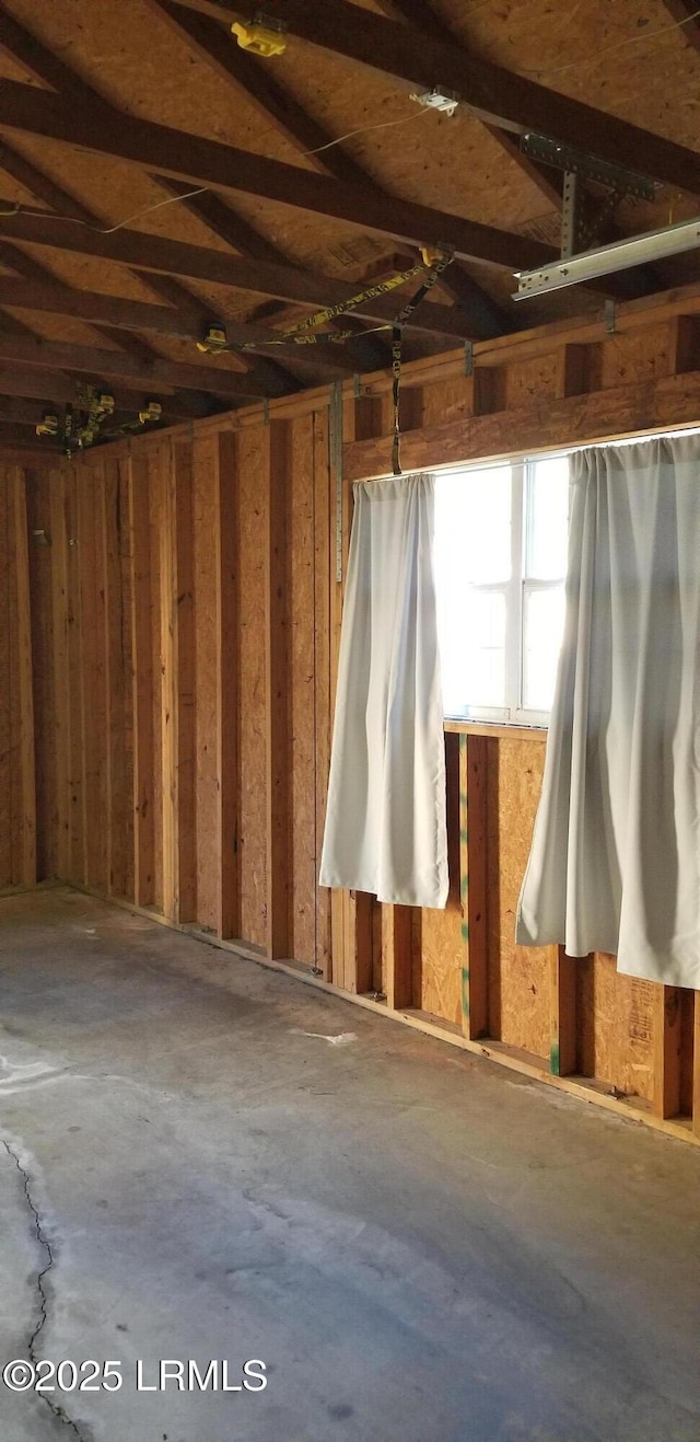misc room featuring concrete floors