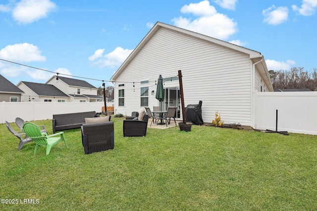 1836 Hearthstone Dr, Ridgeland, SC 29936 - back of property featuring an outdoor living space and a patio area
