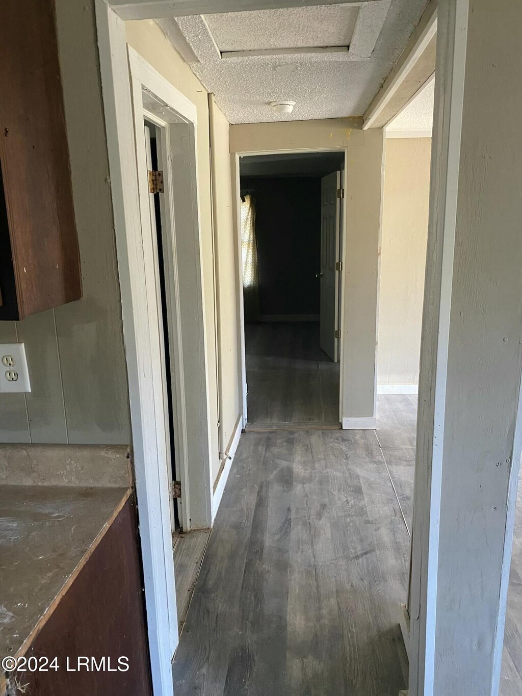 1237 Railroad Ave, Allendale, SC 29810 - hall with wood-type flooring