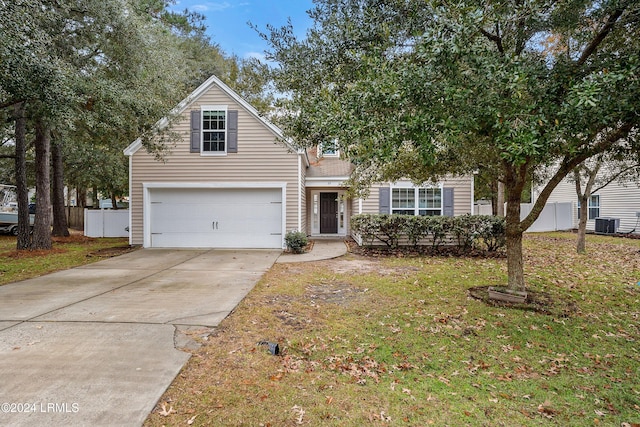 view of front of home featuring a front yard