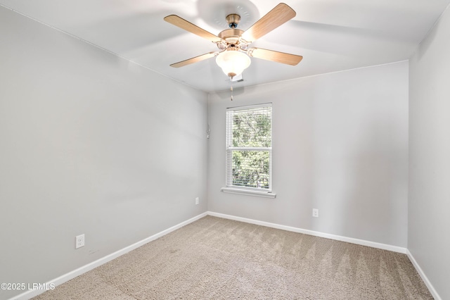 4944 Tidal Walk Ln, Beaufort, SC 29907 - carpeted empty room with baseboards and ceiling fan