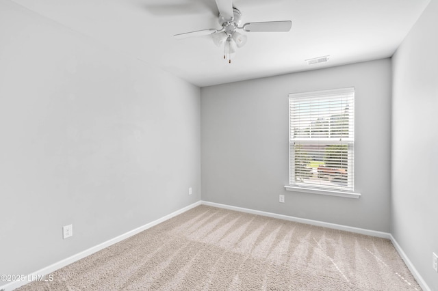 4944 Tidal Walk Ln, Beaufort, SC 29907 - spare room featuring a ceiling fan and carpet