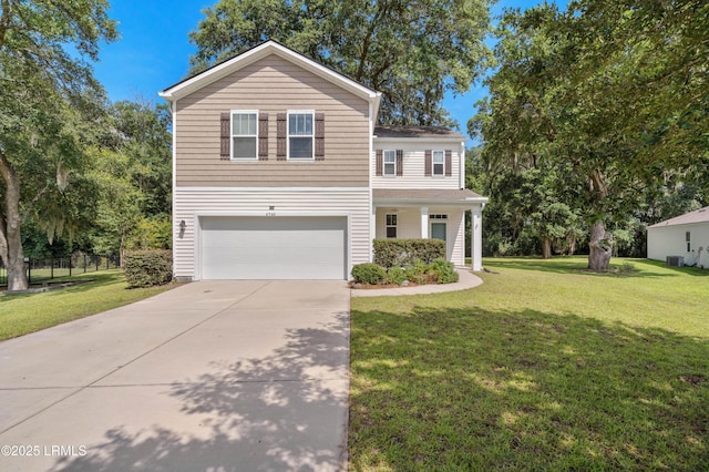 4944 Tidal Walk Ln, Beaufort, SC 29907 - traditional home featuring an attached garage and driveway