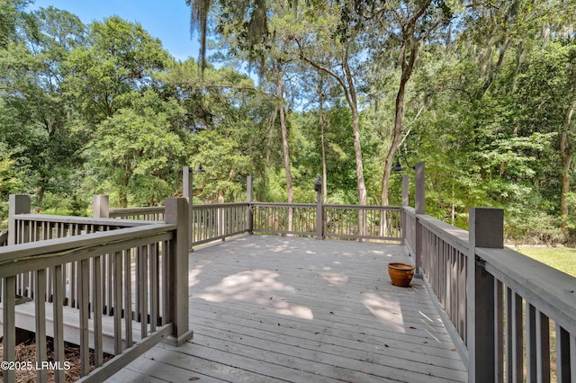 4944 Tidal Walk Ln, Beaufort, SC 29907 - view of wooden deck