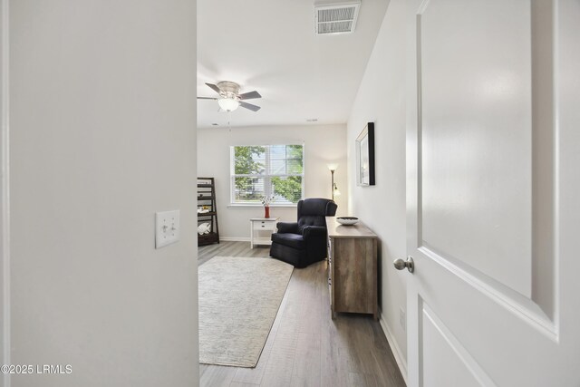 120 Sifted Grain Rd, Bluffton, SC 29909 - corridor with wood finished floors and baseboards