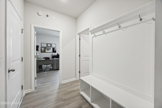 120 Sifted Grain Rd, Bluffton, SC 29909 - mudroom with light wood-type flooring and baseboards