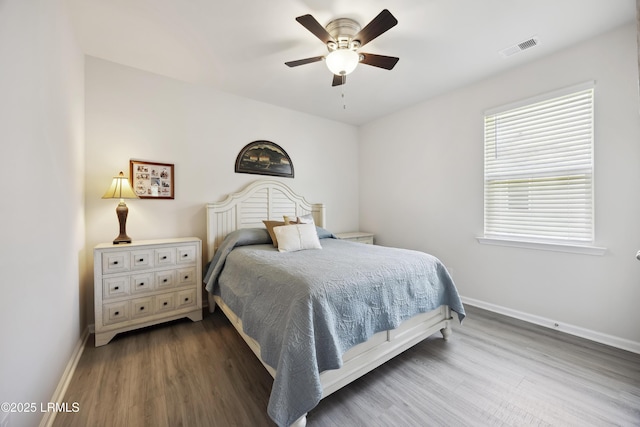 120 Sifted Grain Rd, Bluffton, SC 29909 - bedroom with baseboards, wood finished floors, and ceiling fan