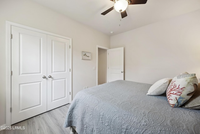 120 Sifted Grain Rd, Bluffton, SC 29909 - bedroom featuring wood finished floors, a ceiling fan, and a closet
